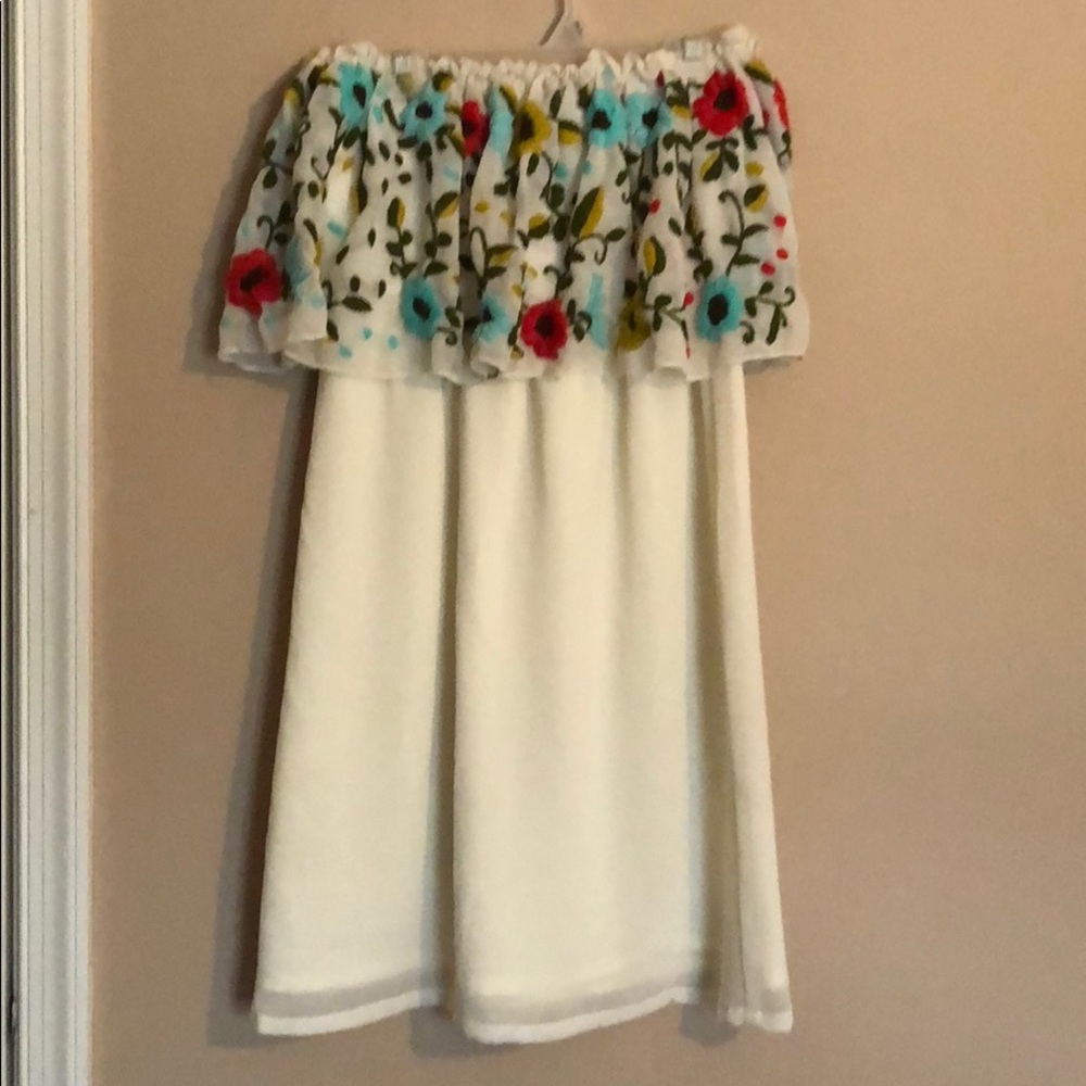 Floral off the shoulder dress